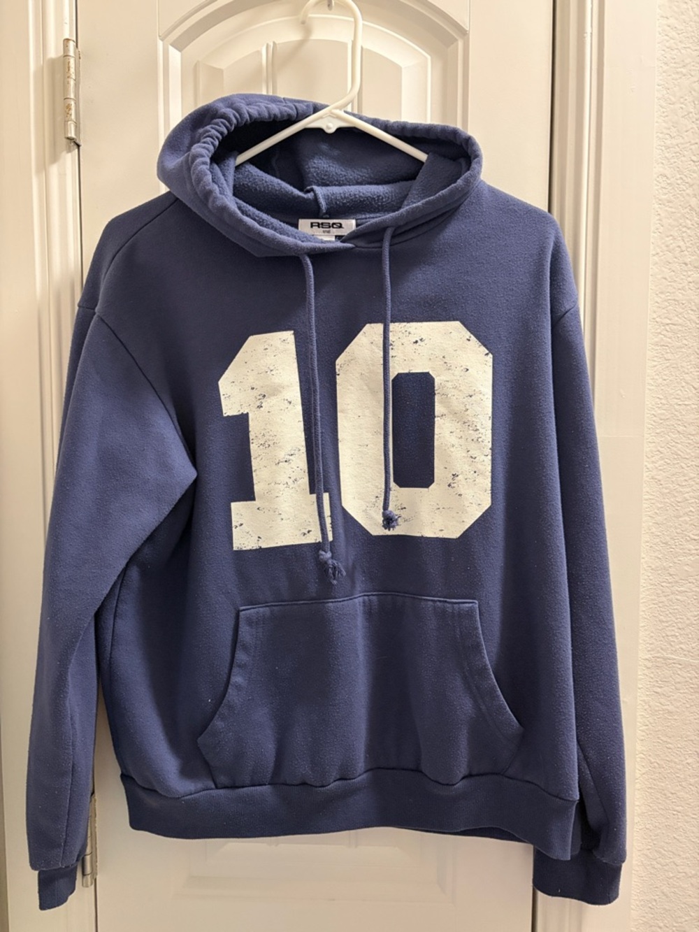 RSQ Navy Blue '10' Pullover Hoodie
